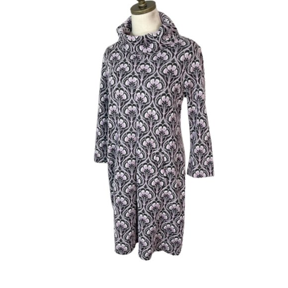 tyler böe Dresses & Skirts - Tyler Boe S Small Mini Dress Purple Black Knit Turtleneck